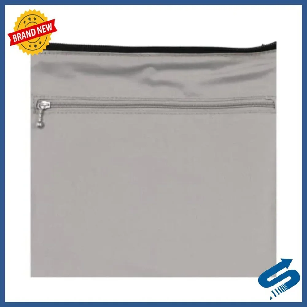 Large Nylon Crossbody Shoulder Bag with Multiple Pockets